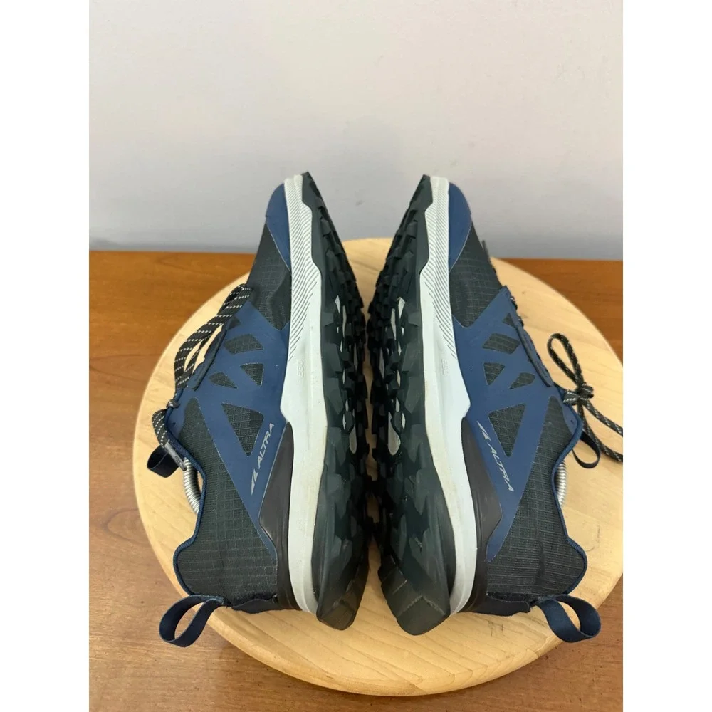 Altra Lone Peak 8 Trail Running Shoes Men Sz 10 Wide Navy Black Hiking Sneakers - Picture 4 of 7
